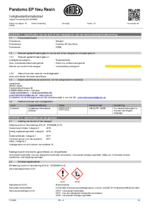PANDOMO® EP NIEUWE Resin veiligheidsinformatieblad