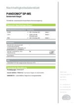 PANDOMO® SP-MS Nachhaltigkeitsdatenblatt