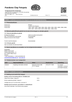 Veiligheidsinformatieblad