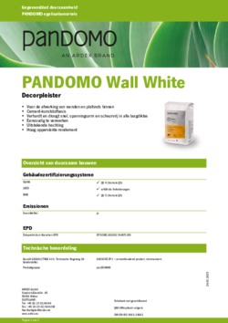 Duurzaamheidsinformatieblad