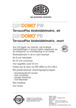 PANDOMO® PW/PB product informatieblad