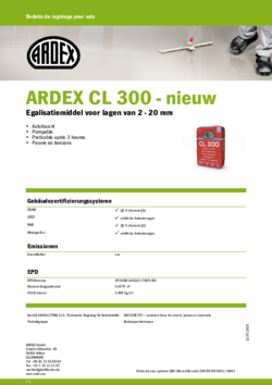 Duurzaamheidsinformatieblad