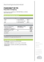 PANDOMO® SP-PS Fiche de caractéristiques de durabilité 