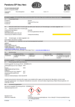 PANDOMO® EP NEU Harz Sicherheitsdatenblatt