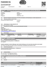 PANDOMO® W1 2.0 Safety data sheet